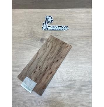 Карагач "Птичий Глаз" заготовка накладки на головку грифа Смешанный ААА Кап ААА 5х115х230 мм-3