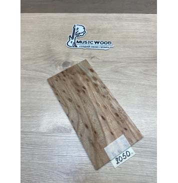 Карагач "Птичий Глаз" заготовка накладки на головку грифа Смешанный ААА Кап ААА 4х115х230 мм-1