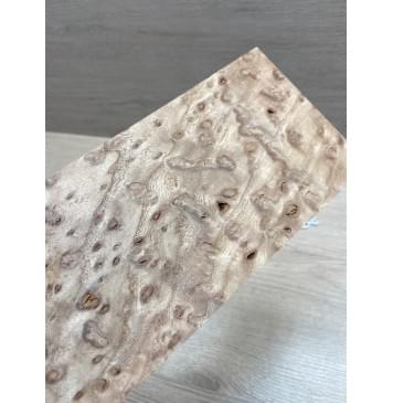 Карагач "Птичий Глаз" заготовка накладки на головку грифа Смешанный ААА Кап ААА 4,5х113х265 мм-1