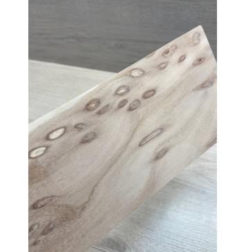 Карагач "Птичий Глаз" заготовка накладки на головку грифа Смешанный ААА Кап ААА 4.5х105х255 мм-2