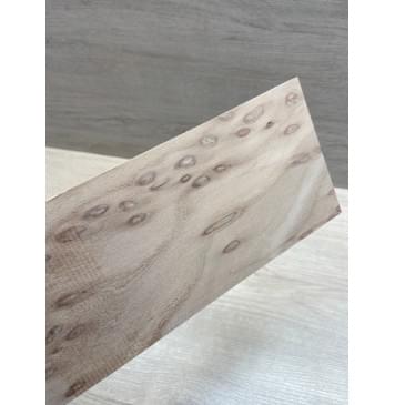 Карагач "Птичий Глаз" заготовка накладки на головку грифа Смешанный ААА Кап ААА 4,5х105х255 мм-1