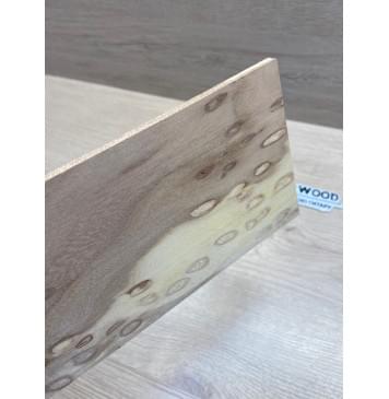 Карагач "Птичий Глаз" заготовка накладки на головку грифа Смешанный ААА Кап ААА 5х105х255 мм-1