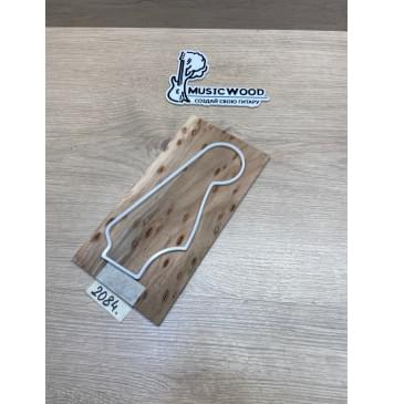 Карагач "Птичий Глаз" заготовка накладки на головку грифа Смешанный ААА Кап ААА 3,6х115х220 мм-0