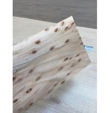 Карагач "Птичий Глаз" заготовка накладки на головку грифа Смешанный ААА Кап ААА 3,6х115х220 мм-1