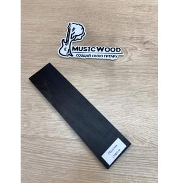 Эбен Чёрный заготовка для бриджа акустической гитары Радиал ААА 11х50х200 мм-4