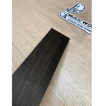 Эбен Чёрный заготовка для бриджа акустической гитары Смешанный ААА 11х50х200 мм-2