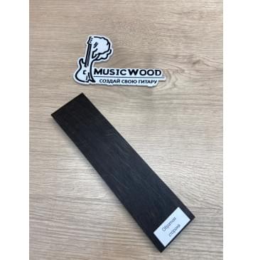 Эбен Чёрный заготовка для бриджа акустической гитары Смешанный ААА 11х50х200 мм-3