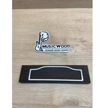 Эбен Чёрный заготовка для бриджа акустической гитары Радиал ААА 10.5х51х200 мм-0