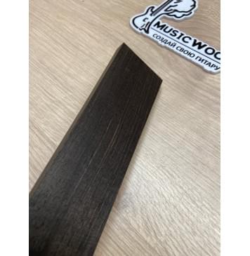 Эбен Чёрный заготовка для бриджа акустической гитары Радиал ААА 10.5х51х200 мм-2