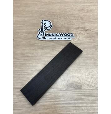 Эбен Чёрный заготовка для бриджа акустической гитары Радиал ААА 10.5х51х200 мм-3