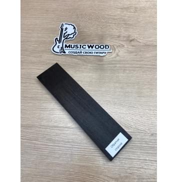 Эбен Чёрный заготовка для бриджа акустической гитары Радиал ААА 10.5х51х200 мм-4