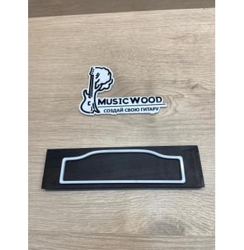 Эбен Чёрный заготовка для бриджа акустической гитары Радиал АА 11х51х200 мм-3