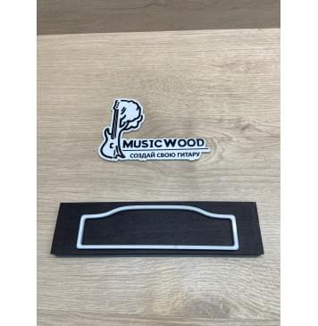 Эбен Чёрный заготовка для бриджа акустической гитары Радиал ААА 11х51х200 мм-0