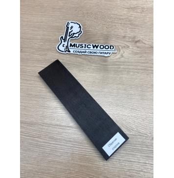 Эбен Чёрный заготовка для бриджа акустической гитары Радиал ААА 11х51х200 мм-4