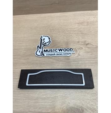 Эбен Чёрный заготовка для бриджа акустической гитары Радиал ААА 11х52х200 мм-1