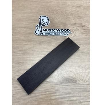 Эбен Чёрный заготовка для бриджа акустической гитары Радиал ААА 11х52х200 мм-0