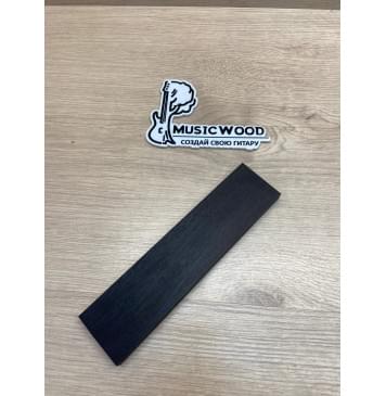 Эбен Чёрный заготовка для бриджа акустической гитары Радиал ААА 11х50.5х200 мм-0