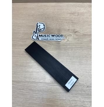 Эбен Чёрный заготовка для бриджа акустической гитары Радиал ААА 11х50.5х200 мм-4