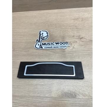 Эбен Чёрный заготовка для бриджа акустической гитары Смешанный ААА 11х51х200 мм-1