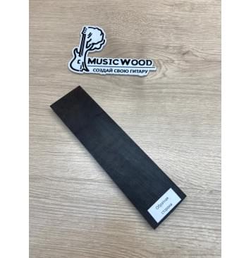 Эбен Чёрный заготовка для бриджа акустической гитары Смешанный ААА 11х51х200 мм-4
