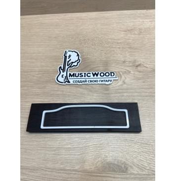 Эбен Чёрный заготовка для бриджа акустической гитары Радиал АА 10.5х51х200 мм-3