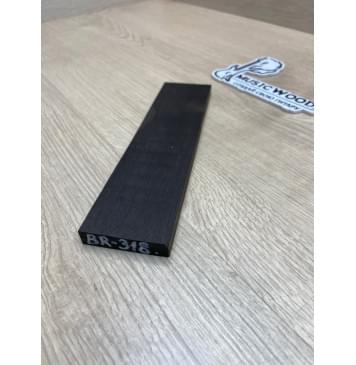 Эбен Чёрный заготовка для бриджа акустической гитары Радиал АА 10.5х51х200 мм-2