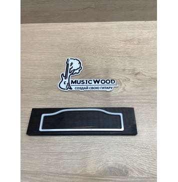 Эбен Чёрный заготовка для бриджа акустической гитары Радиал А 9.5х50х200 мм-1