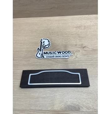Эбен Чёрный заготовка для бриджа акустической гитары Радиал ААА 11х52х200 мм-1