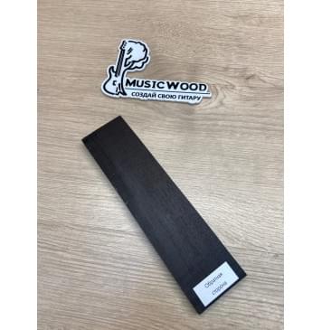 Эбен Чёрный заготовка для бриджа акустической гитары Радиал ААА 11х52х200 мм-0