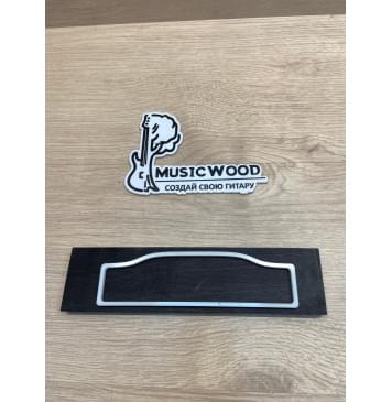 Эбен Чёрный заготовка для бриджа акустической гитары Радиал ААА 11х50х200 мм-1