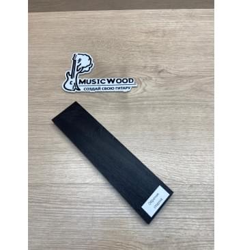 Эбен Чёрный заготовка для бриджа акустической гитары Радиал ААА 11х50х200 мм-4