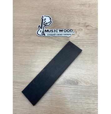 Эбен Чёрный заготовка для бриджа акустической гитары Смешанный ААА 11х49.5х200 мм-3