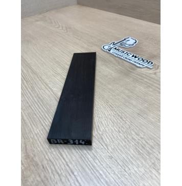 Эбен Чёрный заготовка для бриджа акустической гитары Радиал ААА 11х49х200 мм-1