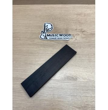 Эбен Чёрный заготовка для бриджа акустической гитары Радиал ААА 11х49х200 мм-3
