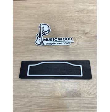 Эбен Чёрный заготовка для бриджа акустической гитары Радиал АА 11х52х200 мм-1