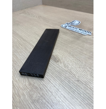 Эбен Чёрный заготовка для бриджа акустической гитары Радиал АА 11х52х200 мм-2