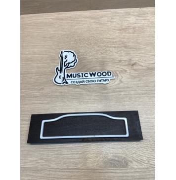 Эбен Чёрный заготовка для бриджа акустической гитары Радиал ААА 11х51х200 мм-1