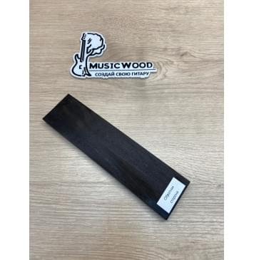 Эбен Чёрный заготовка для бриджа акустической гитары Радиал ААА 11х51х200 мм-4