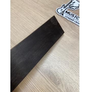 Эбен Чёрный заготовка для бриджа акустической гитары Радиал ААА 10.5х51х200 мм-3