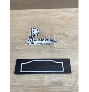 Эбен Чёрный заготовка для бриджа акустической гитары Смешанный ААА 11х50.5х200 мм-0