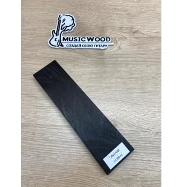 Эбен Чёрный заготовка для бриджа акустической гитары Смешанный ААА 11х50.5х200 мм-4