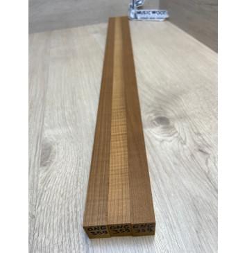 Клён Печёный 180гр заготовка грифа безголовой гитары Радиал ААА 29х(20-20-20)х630 мм - из 3х частей-4