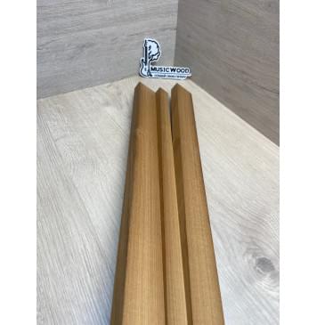 Клён Печёный 180 гр заготовка грифа для электрогитары Радиал АА 21х(45-24-45)х655 мм - из 3х частей-8