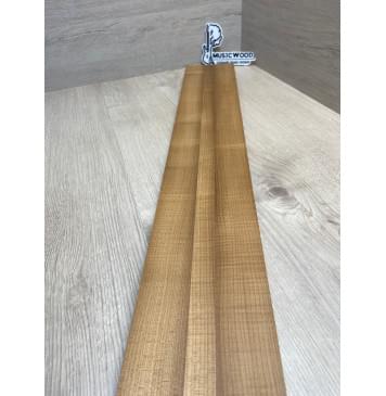Клён Печёный 180 гр заготовка грифа для электрогитары Радиал ААА 28.5х(44-28.5-44)х765 мм - из 3х частей-9