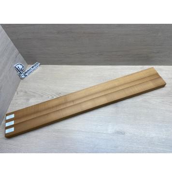 Клён Печёный 180 гр заготовка грифа для электрогитары Радиал ААА 28.5х(44-28.5-44)х765 мм - из 3х частей-12