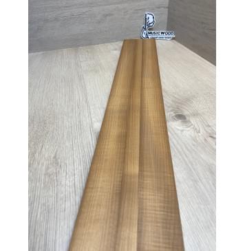 Клён Печёный 180 гр заготовка грифа для электрогитары Радиал ААА 28.5х(46.5-21.5-46.5)х760 мм - из 3х частей-7