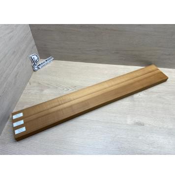 Клён Печёный 180 гр заготовка грифа для электрогитары Радиал ААА 28.5х(46.5-21.5-46.5)х760 мм - из 3х частей-9