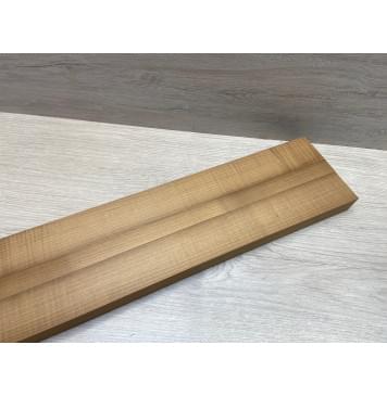 Клён Печёный 180 гр заготовка грифа для электрогитары Радиал АА 27.5х(44.5-21.5-44.5)х760 мм - из 3х частей-2