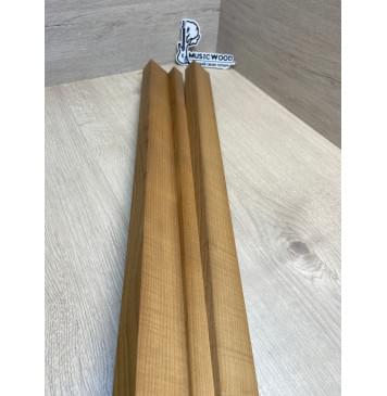 Клён Печёный 180 гр заготовка грифа для электрогитары Радиал АА 27.5х(44.5-21.5-44.5)х760 мм - из 3х частей-7