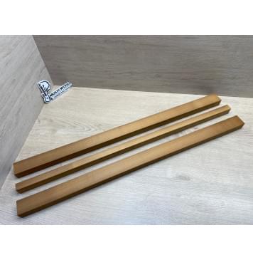 Клён Печёный 180 гр заготовка грифа для электрогитары Радиал ААА 28.5х(41-21-41)х770 мм - из 3х частей-0